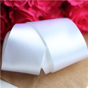 35mm Satin Ribbon - White